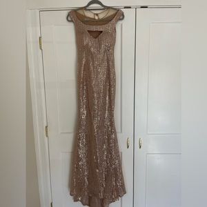 Elegant embellished evening gown